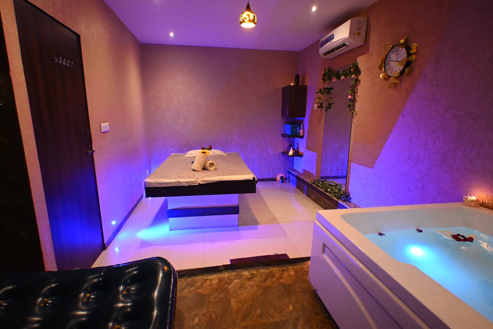 Luxury massage treatment environment